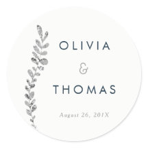 Farbbearbeitbares Silber-Leaf-Aufkleber, Stickerei