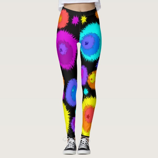 Farbbersten Leggings (Vorderseite)