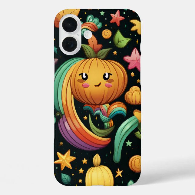 FARBBIG UND GLÜCKLICH HALLOWEEN PUMPKINS Case-Mate iPhone HÜLLE (Rückseite)