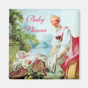 FARBBIGE BABY DUSCHE MAGNET