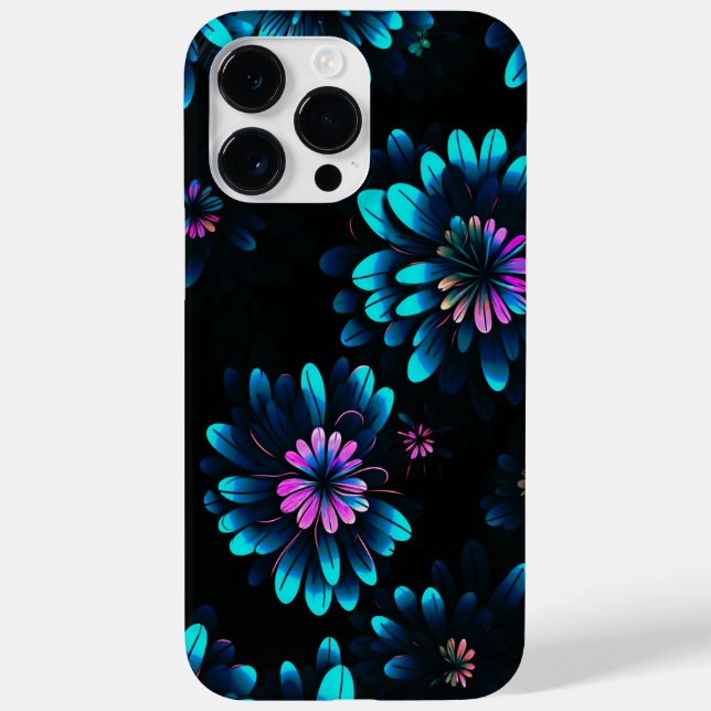 FARBBIGE LUMINOSE BLUME-DESIGN Case-Mate iPhone HÜLLE (Rückseite)