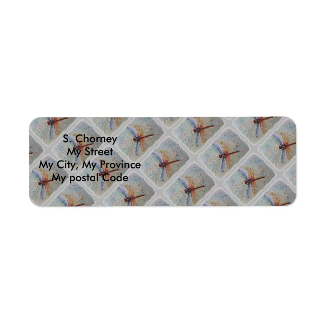 FARBBIGE Rücksendeadresse (Vorne)