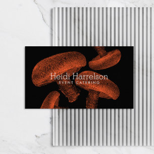 Farbbildschirmabdruck Orange/Schwarz Visitenkarte