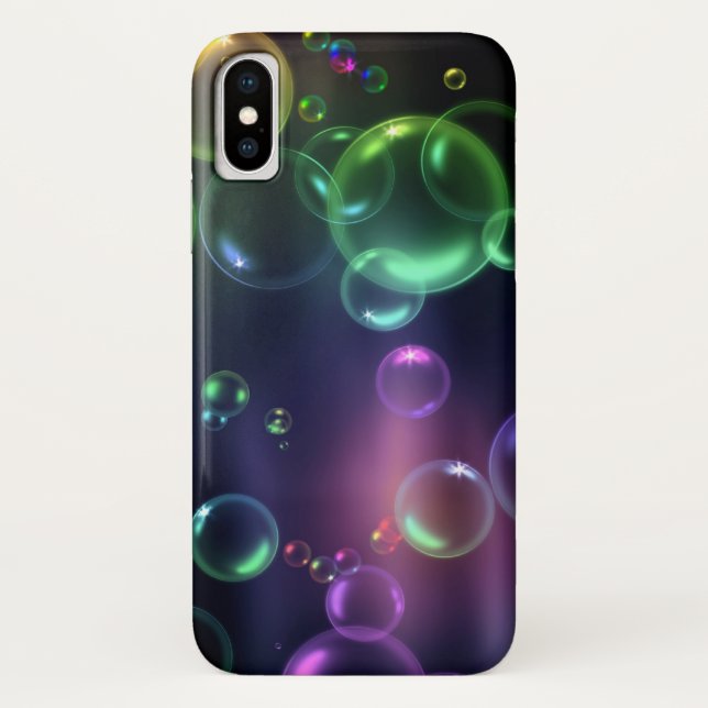 Farbblasen Case-Mate iPhone Hülle (Rückseite)