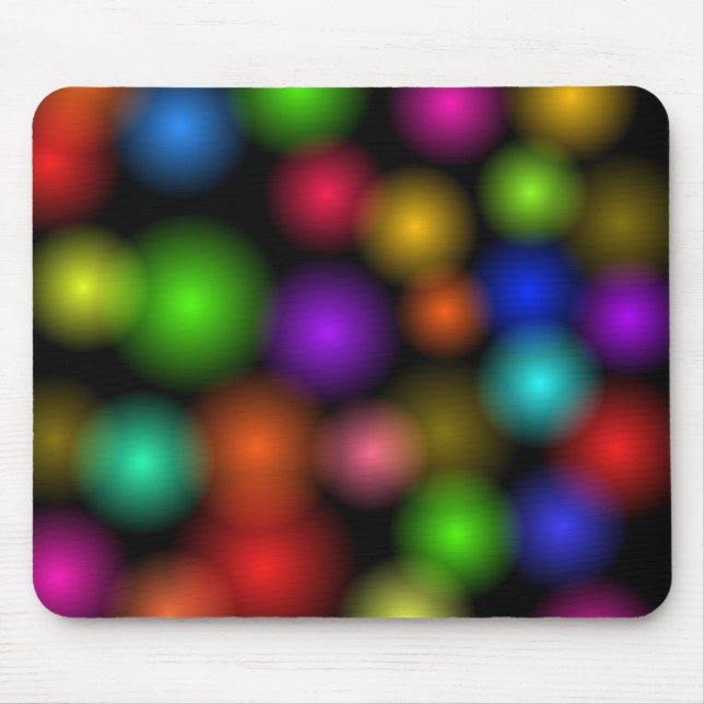 Farbblasen Mousepad (Vorne)