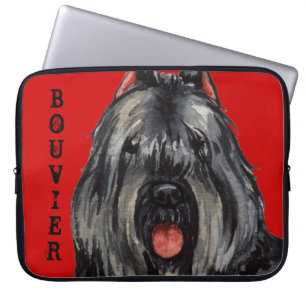 Farbblock Bouvier Laptopschutzhülle