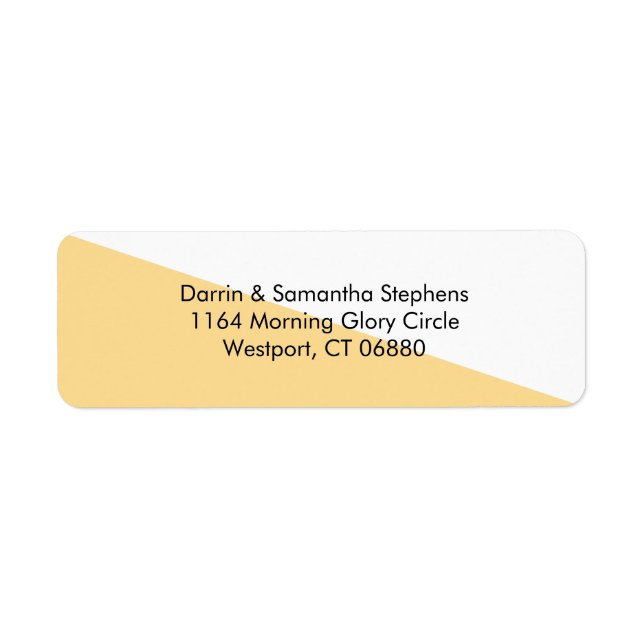 Farbblock - Butter Kleine, benutzerdefinierte Adre (Vorne)