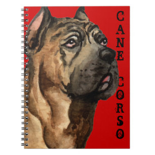 Farbblock Cane Corso Notizblock