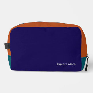 Farbblock-Entdecken-Sie-mehr-Tasche Waschbeutel