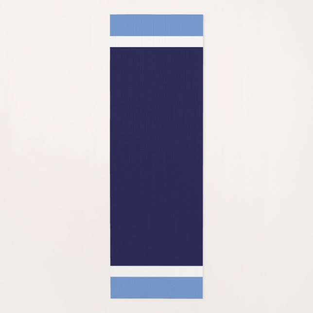 Farbblock für hellblaue Streifen mit klassischem N Yogamatte (Vorderseite)