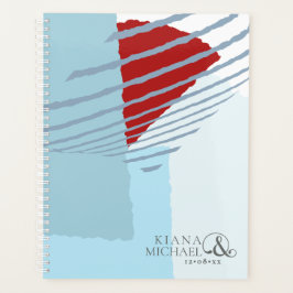 Farbblock Hochzeit Winter ID740 Planer