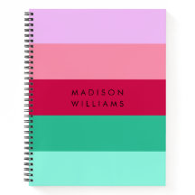 Farbblock Horizontaler Streifen Viva Magenta Frühj