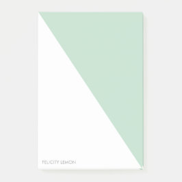 Farbblock - Minze Personalisierte Post-it®-Hinweis Post-it Klebezettel