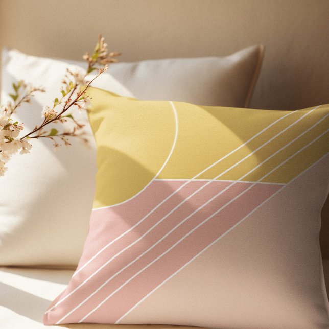 Farbblock modern mädchenhaft minimalistisch stilvo kissen (Von Creator hochgeladen)