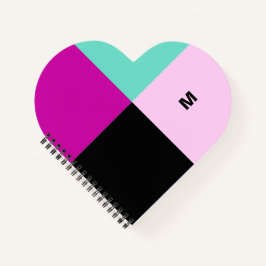 Farbblock Modernes, stilvolles, benutzerdefinierte Notizbuch