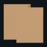 Farbblock Peach Tan | Soft Wedding Design Postkarte<br><div class="desc">Weich gedämpftes, pfirsichfarbenes Blockdesign - ideal für elegante Hochzeitsfeiern, Brautpartys und warme, moderne Anlässe. Feiern Sie Liebe mit zeitloser Einfachheit mit diesem warmen Farbblock aus dem Peach Tan, der perfekt für Hochzeiten und romantische Anlässe geeignet ist. Diese minimale Kulisse mit einem sanften, sonnendurchfluteten peachy-tan-Ton erinnert an Wärme, Ruhe und Eleganz...</div>
