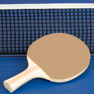 Farbblock Peach Tan   Soft Wedding Design Tischtennis Schläger