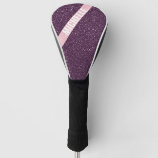 Farbblock Pink pinkfarben-Glitzer Golf Headcover