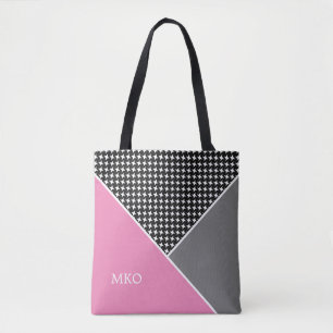 Farbblock Rosa und Grau