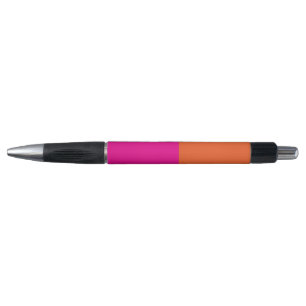 Farbblock Rosa und orange Kugelschreiber