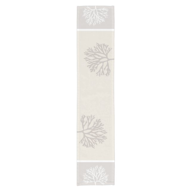 Farbblock-Silhouette Kurzer Tischläufer (Vorderseite)