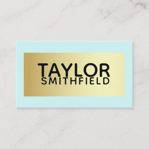 Farbblock Visitenkarte