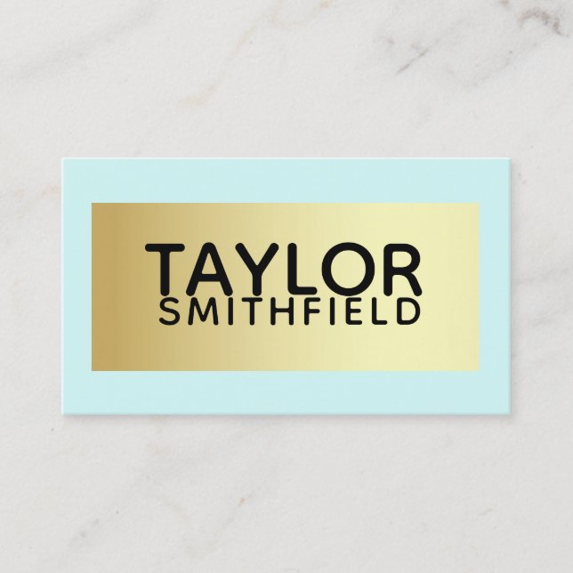 Farbblock Visitenkarte (Vorderseite)