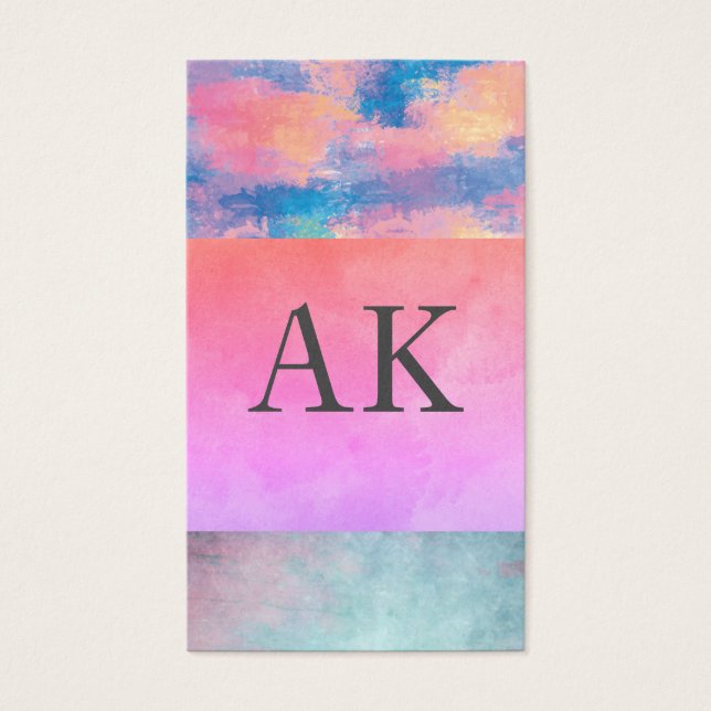 Farbblöcke für Wasserfarben (Vorderseite)