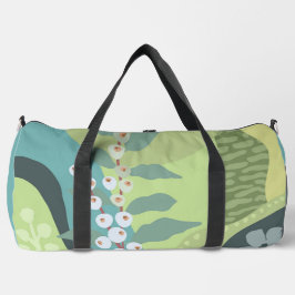 Farbblöcke für Weißberries Mixed Grüntöne Moderne  Duffle Bag