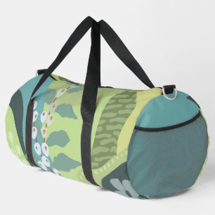 Farbblöcke für Weißberries Mixed Grüntöne Moderne Duffle Bag
