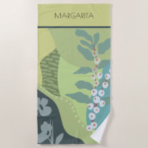 Farbblöcke für Weißberries Mixed Grüntöne Moderne