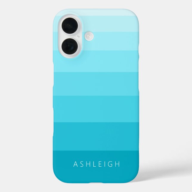 Farbblöcke Magenta Blue Monochromatischer Name Case-Mate iPhone Hülle (Rückseite)