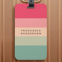 Farbblockhorizontaler Streifen Rosa und grüne Mono