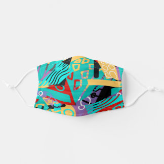 Farbblockmaske Mund-Nasen-Maske Aus Stoff