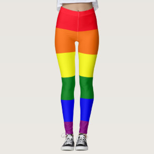 Farbblockmuster - Druckfarben Leggings