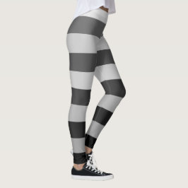 Farbblockmuster hinten und grau gestrichen leggings