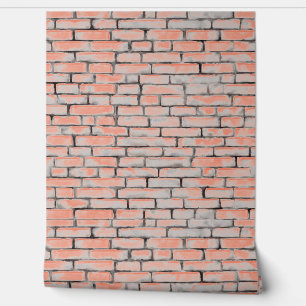 Farbbricks Muster Orange Gray Custom Tapete