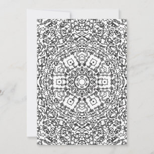Farbbuch, Antistress-Farbbuch, Antistatikum Feiertagskarte