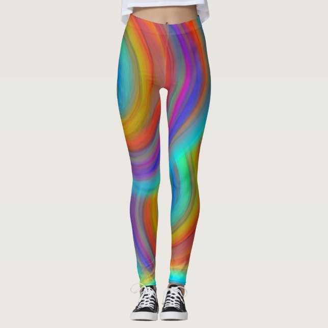 Farbbutterfass-Leggings durch Julie Everhart Leggings (Vorderseite)