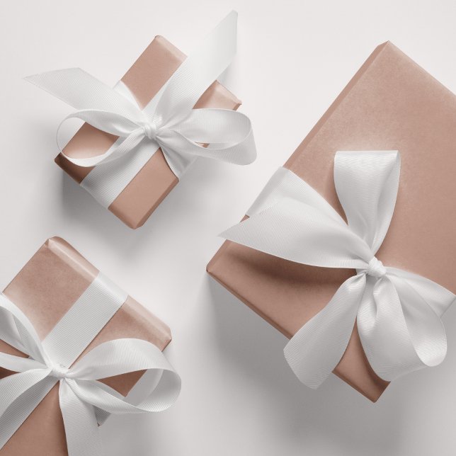 Farbcode D3A592 in fester Beige Geschenkpapier Set (Solid Beige Color Code D3A592 Wrapping Paper Sheets)