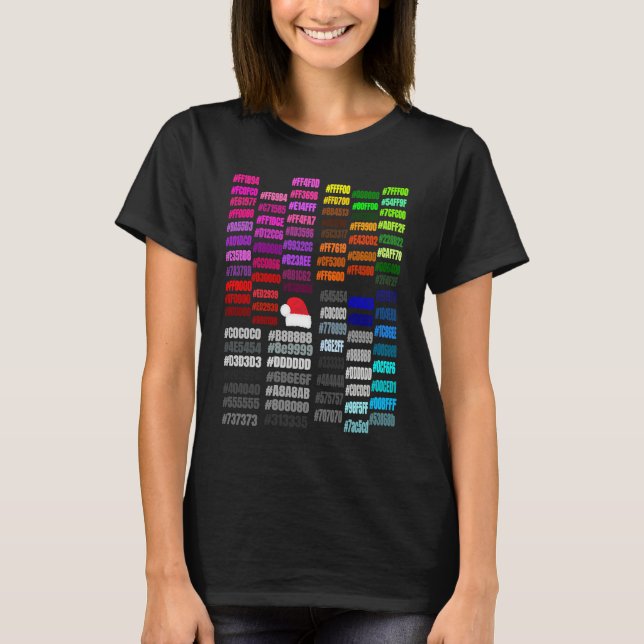 Farbcode Hex für Merch-Designer, um zu sehen, wie  T-Shirt (Vorderseite)