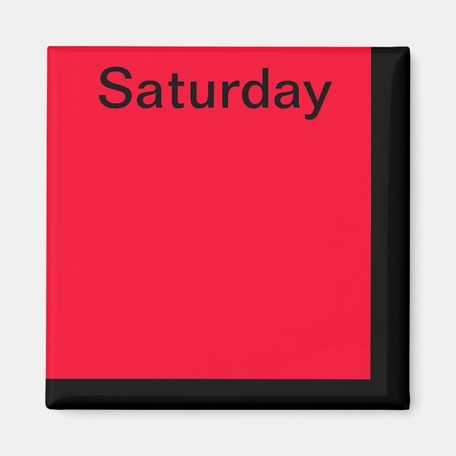 Farbcode-Tag des Magnet-Kalender-Visuell-Tools der Magnet (Vorne)