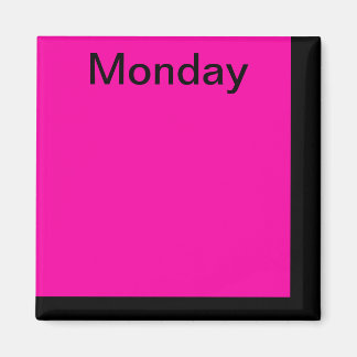 Farbcode-Tag des Magnet-Kalender-Visuell-Tools der Magnet