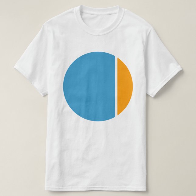 Farbcollisionskreise T-Shirt (Design vorne)