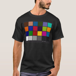 Farbdiagramm des Schachbretts T-Shirt