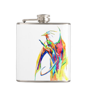 Farbdrache Flachmann