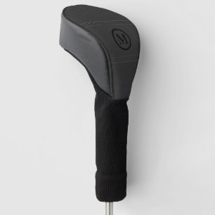 Farbdruck aus schwarzem Leder, kundenspezifisch Golf Headcover