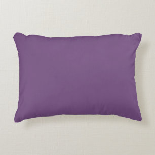 Farbdrucke "Wiese Violet Solid Color", Lila Dekokissen