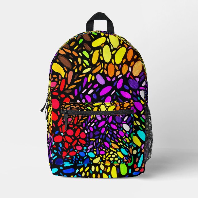 Farbdurchsatzspeicher Bedruckter Rucksack (Vorderseite)