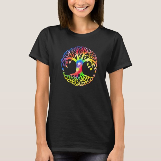 Farbe 1 des Lebensymbol T-Shirt (Vorderseite)